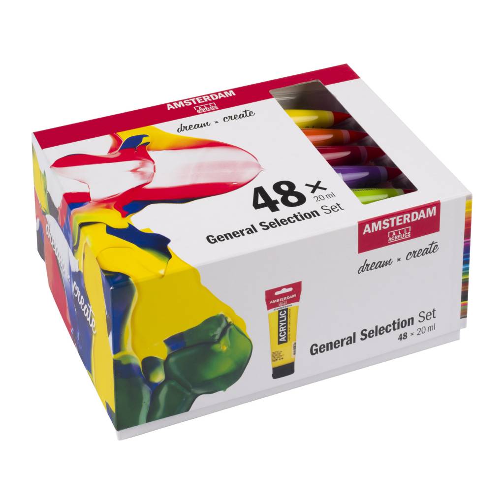 Akrylové barvy Amsterdam 48x20ml