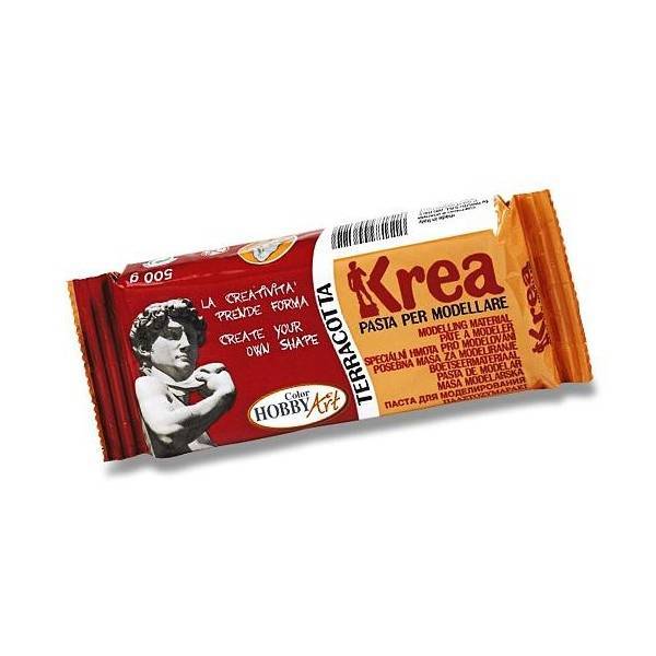 Krea samotvrdnoucí hmota (500g): Terracotta 500g (611)