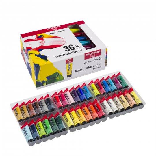 Akrylové barvy Amsterdam 36x20ml