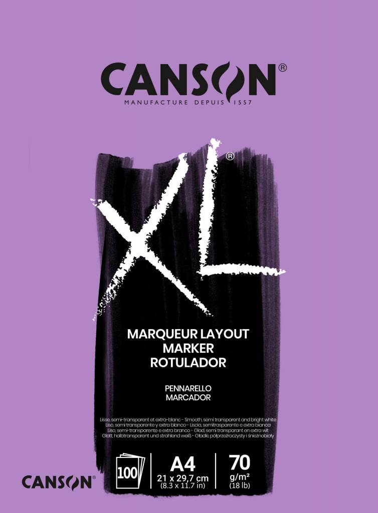 XL Marker blok A4 lepený