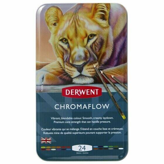 Pastelky Derwent Chromaflow 24ks