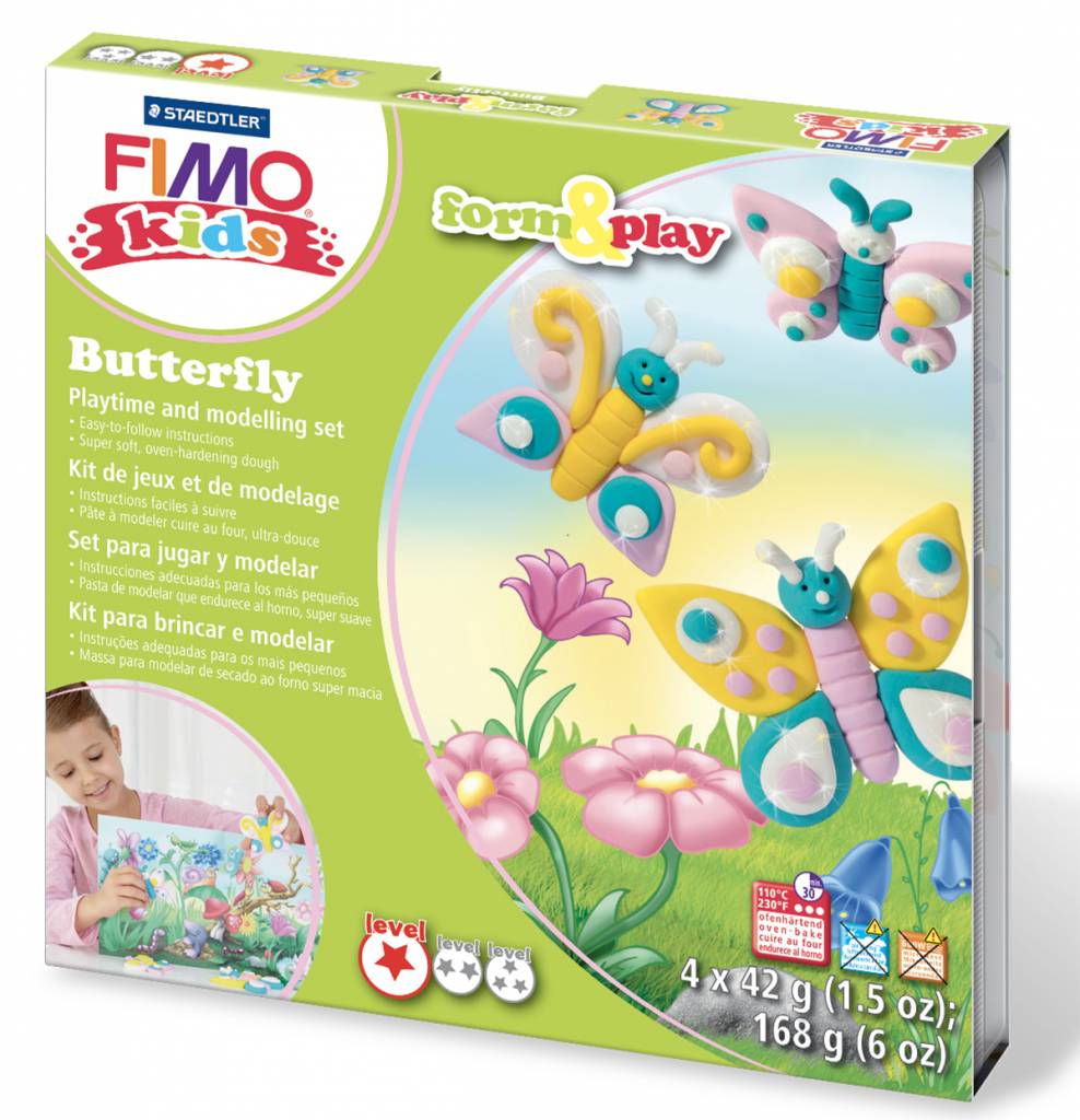 Sady Fimo KIDS Staedtler: Motýlci - Sada Fimo Kids