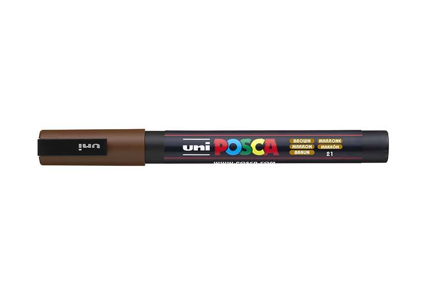 Akrylový fix Posca PC-3M (jednolivě): Brown