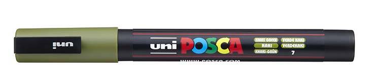Akrylový fix Posca PC-3M (jednolivě): Khaki Green
