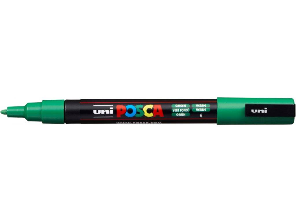 Akrylový fix Posca PC-3M (jednolivě): Green