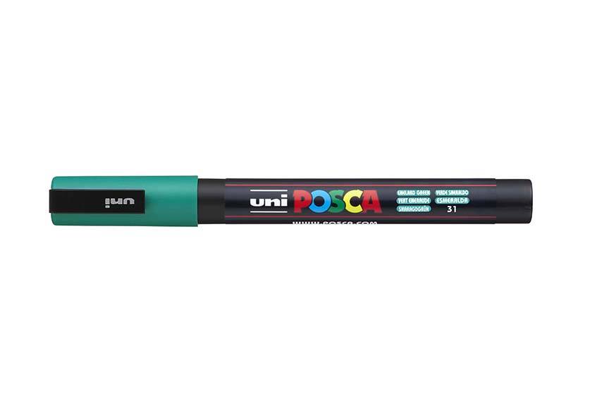 Akrylový fix Posca PC-3M (jednolivě): Emerald Green
