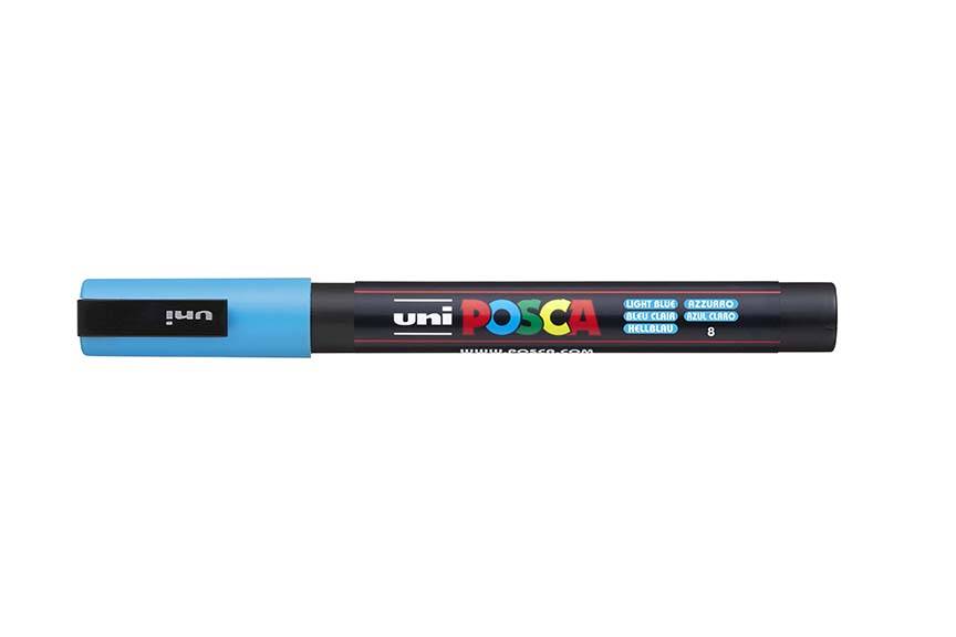 Akrylový fix Posca PC-3M (jednolivě): Light Blue