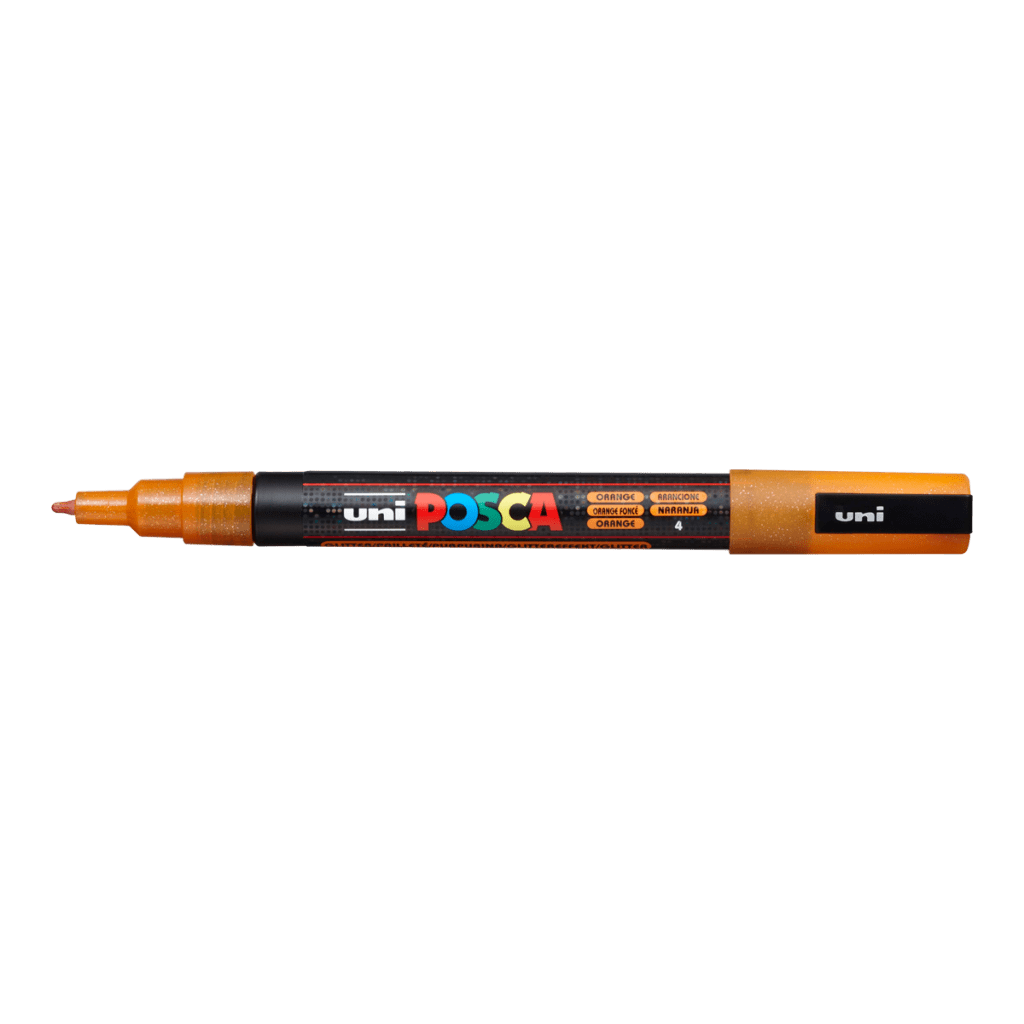 Akrylový fix Posca PC-3M (jednolivě): Glitter Orange