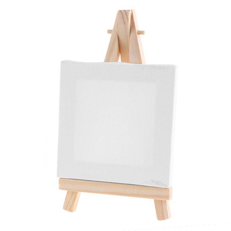 Malířské plátno na dřevěném stojánku 10x10cm