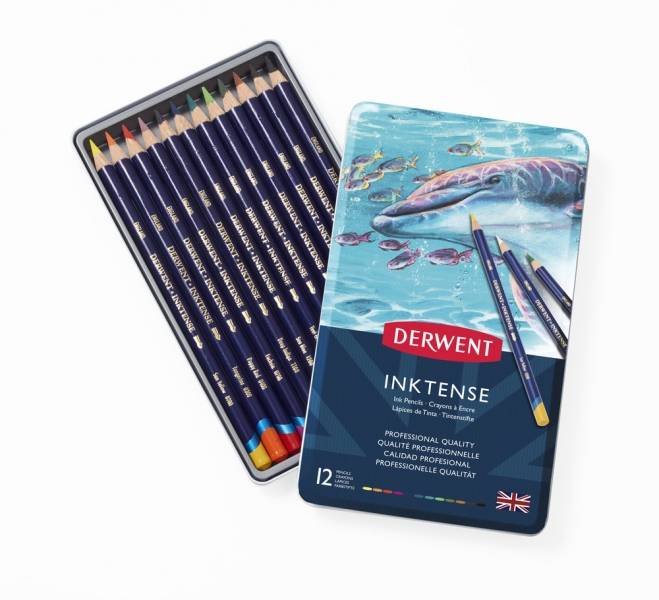 Akvarelové pastelky Inktense 12ks