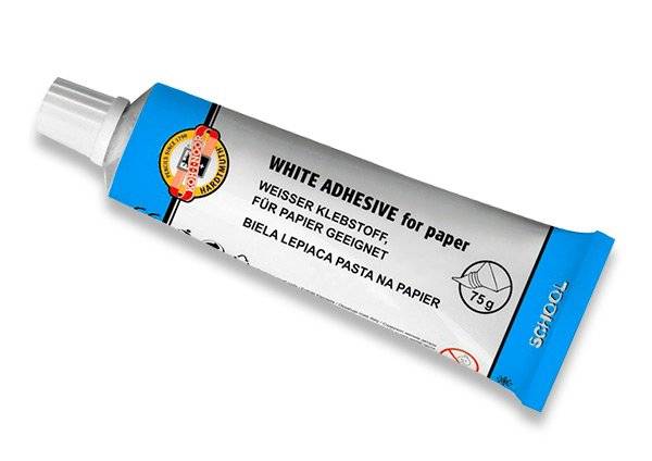 Bílá lepicí pasta 75g
