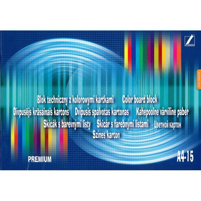 Skicák Premium A4 - barevný