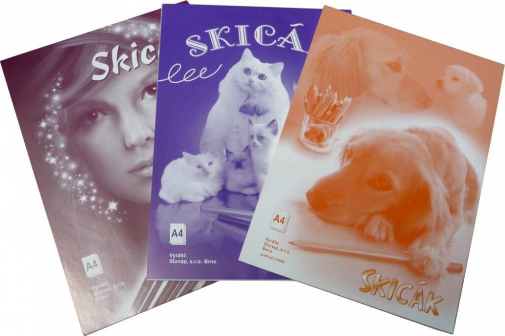 Skicák A4 - 10 listů