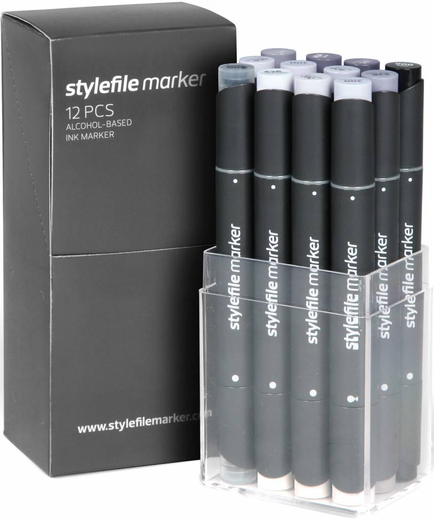 Stylefile fixy - Cool Grey set