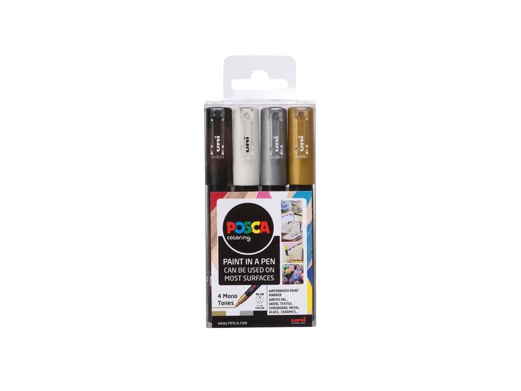 Fixy Posca  PC-1M - sada 4ks