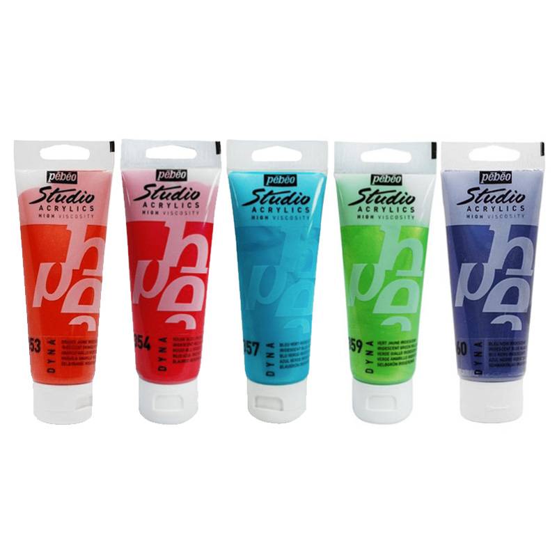 Akrylové barvy Studio Acrylic Metallic/Dyna (100ml)