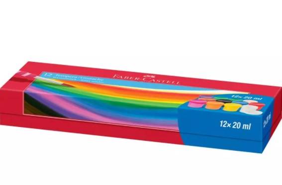 Temperové barvy Faber-Castell 12ks