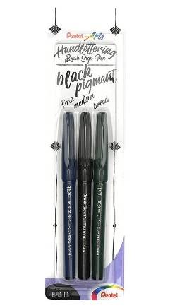 Sada Pentel Brush Sign Pen