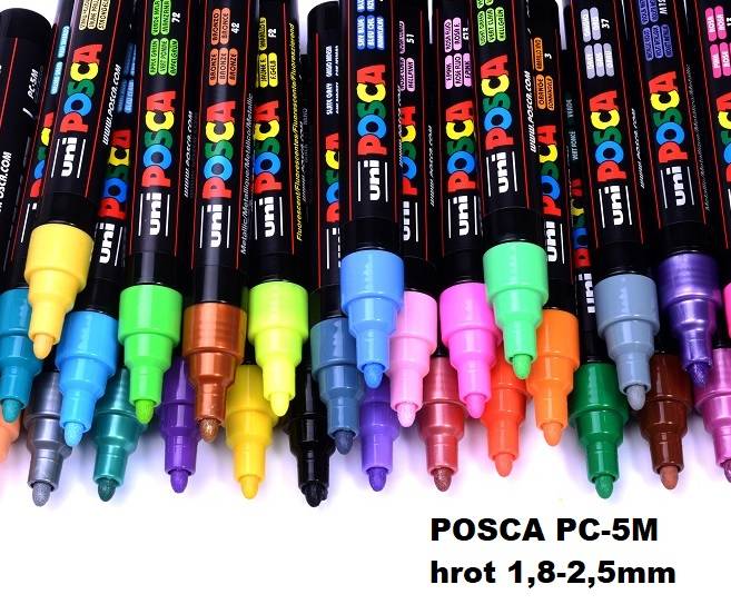 Akrylový fix Posca PC-5M (jednolivě)