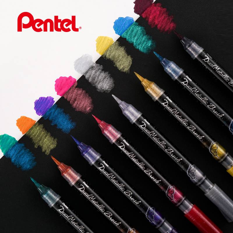 Pentel Dual Metallic Brush - různé druhy