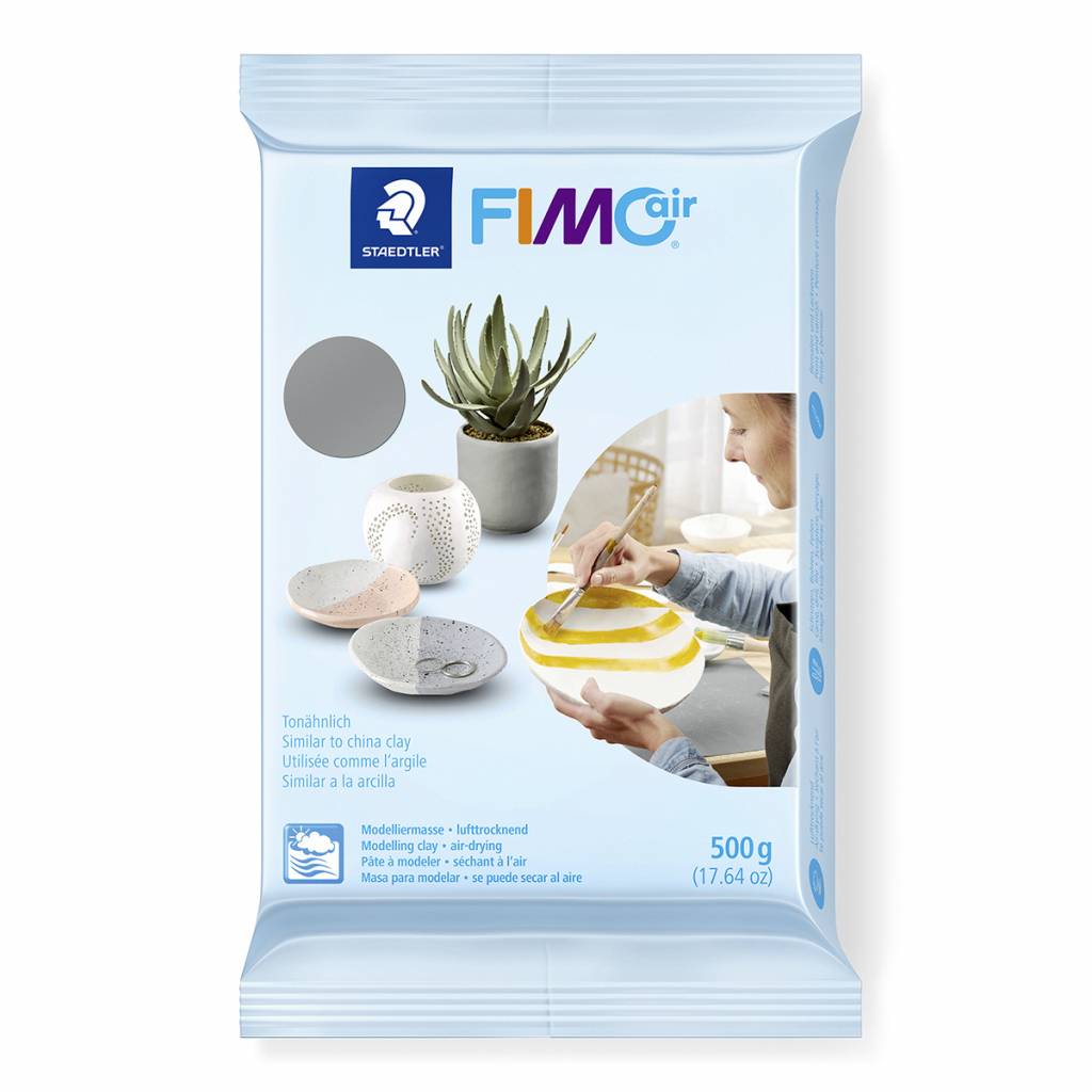 SAMOTVRDNOUCÍ HMOTA FIMO AIR 500g: Šedá