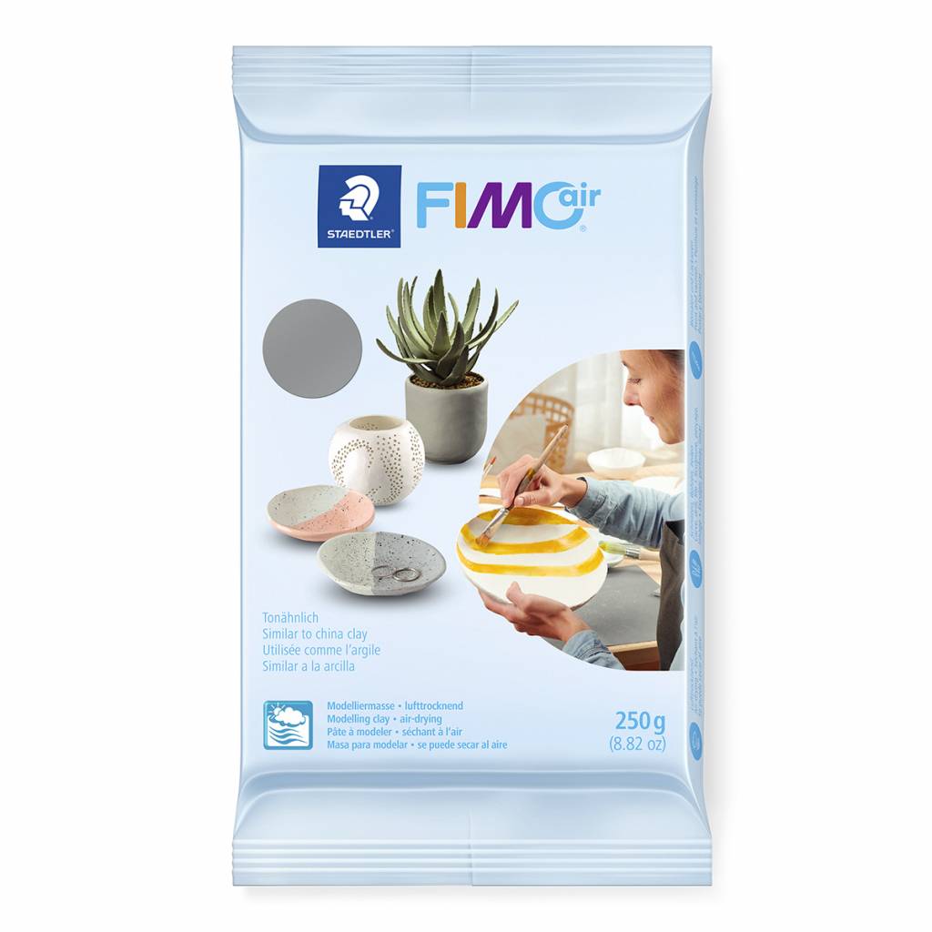 SAMOTVRDNOUCÍ HMOTA FIMO AIR 250g: Šedá