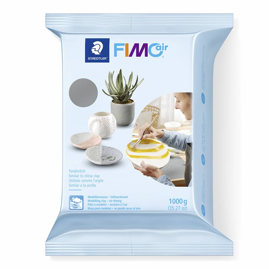 SAMOTVRDNOUCÍ HMOTA FIMO AIR 1000g: Šedá