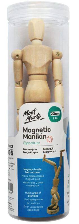 DŘEVĚNÁ MAGNETICKÉ FIGURKA MONT MARTE, 20CM,