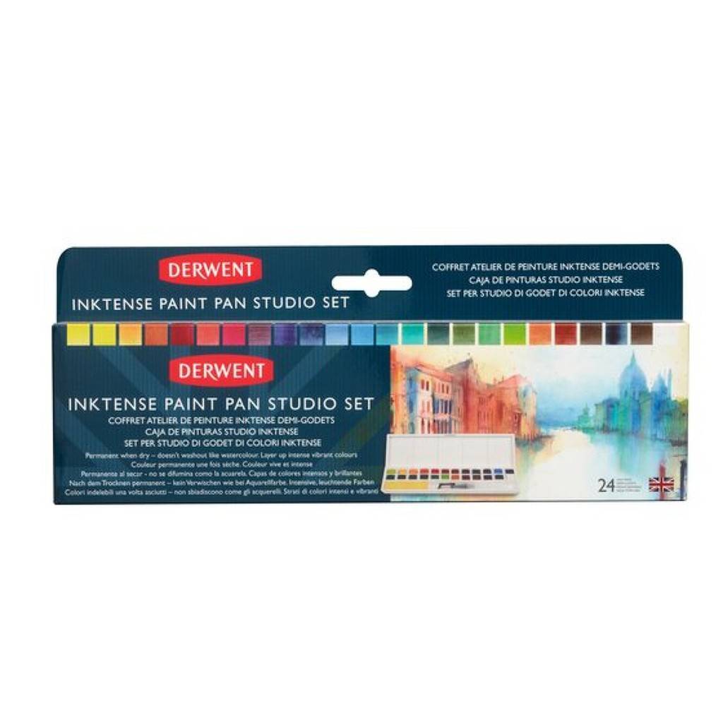 Derwent Inktense paint pan Studio set