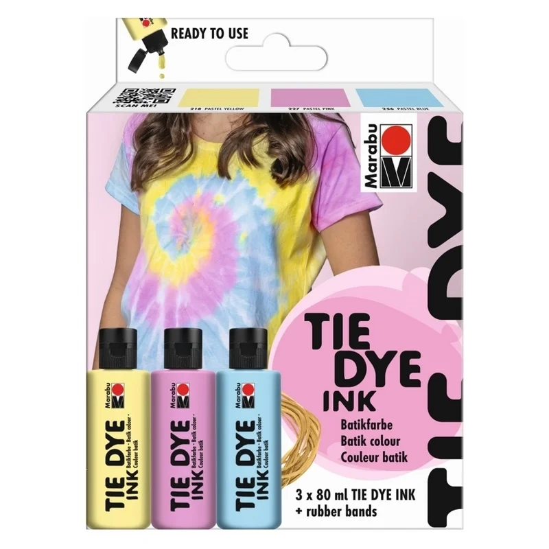 Batikovací sada ink pastelova