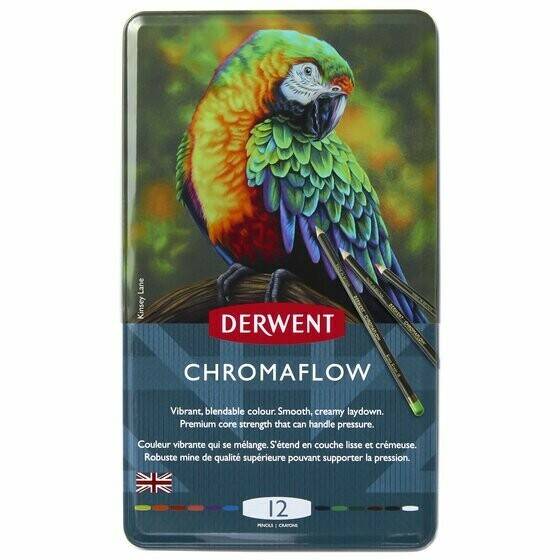 Pastelky Derwent Chromaflow 12ks
