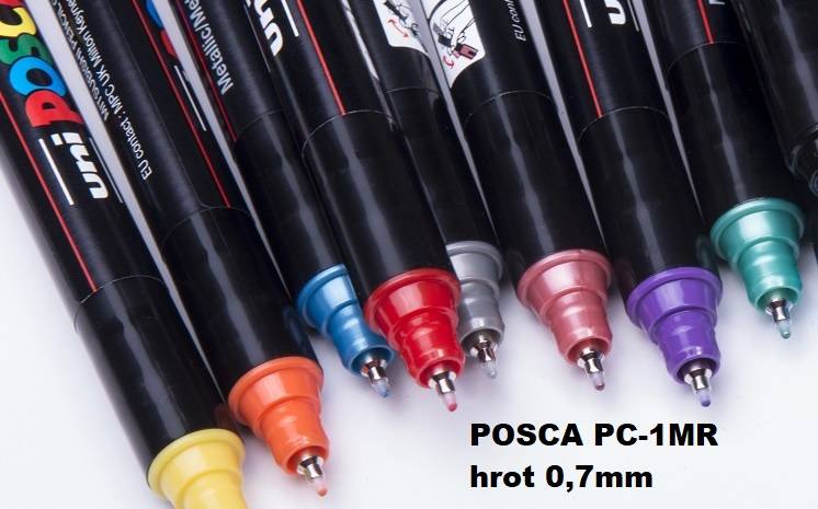 Akrylový fix Posca PC-1MR (jednolivě)