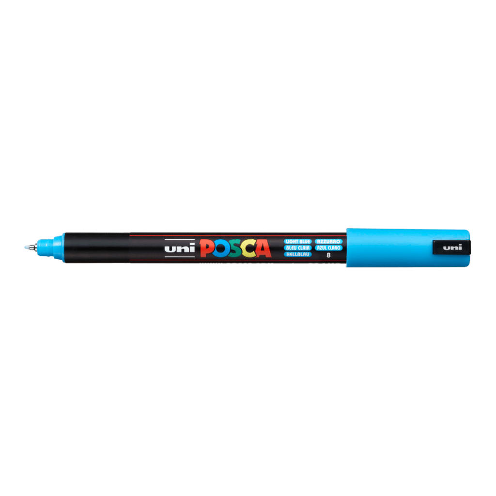 Akrylový fix Posca PC-1MR (jednolivě): Light Blue