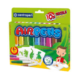 Foukací fixy Textile AirPens - sada 10ks