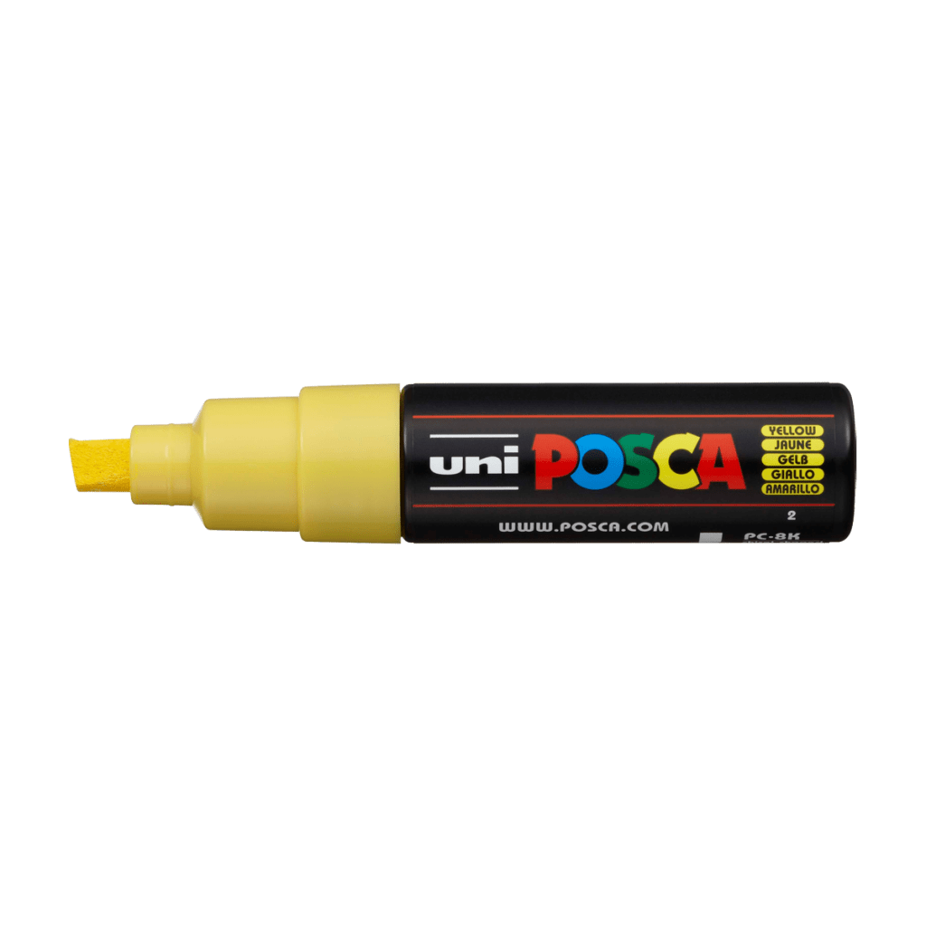 Akrylový fix Posca PC-8K: Yellow