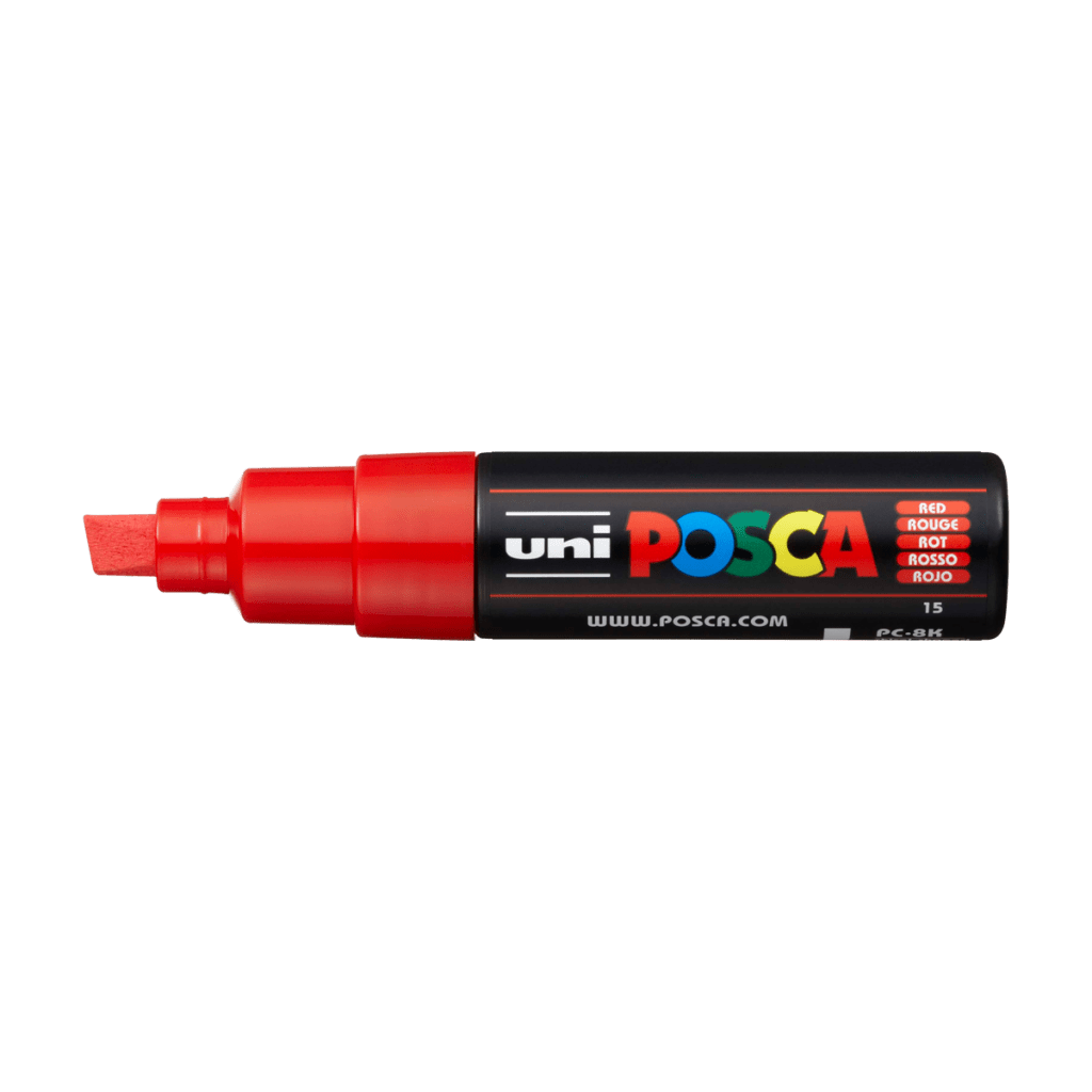 Akrylový fix Posca PC-8K: Red