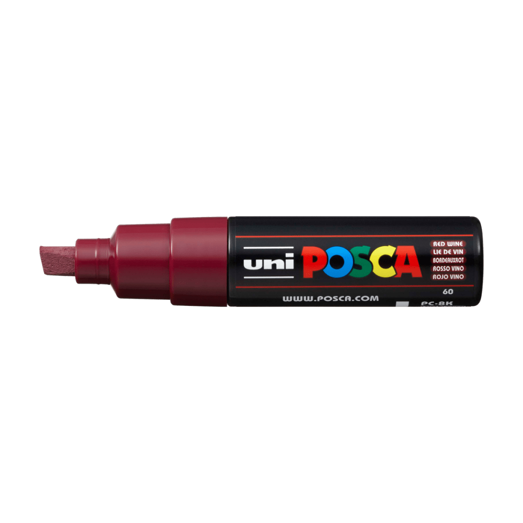 Akrylový fix Posca PC-8K: Red Wine