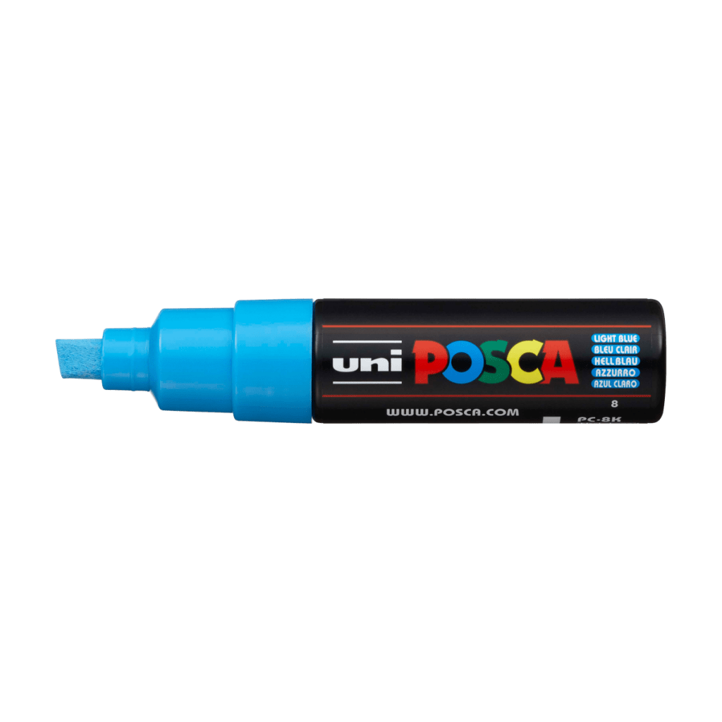Akrylový fix Posca PC-8K: Light Blue
