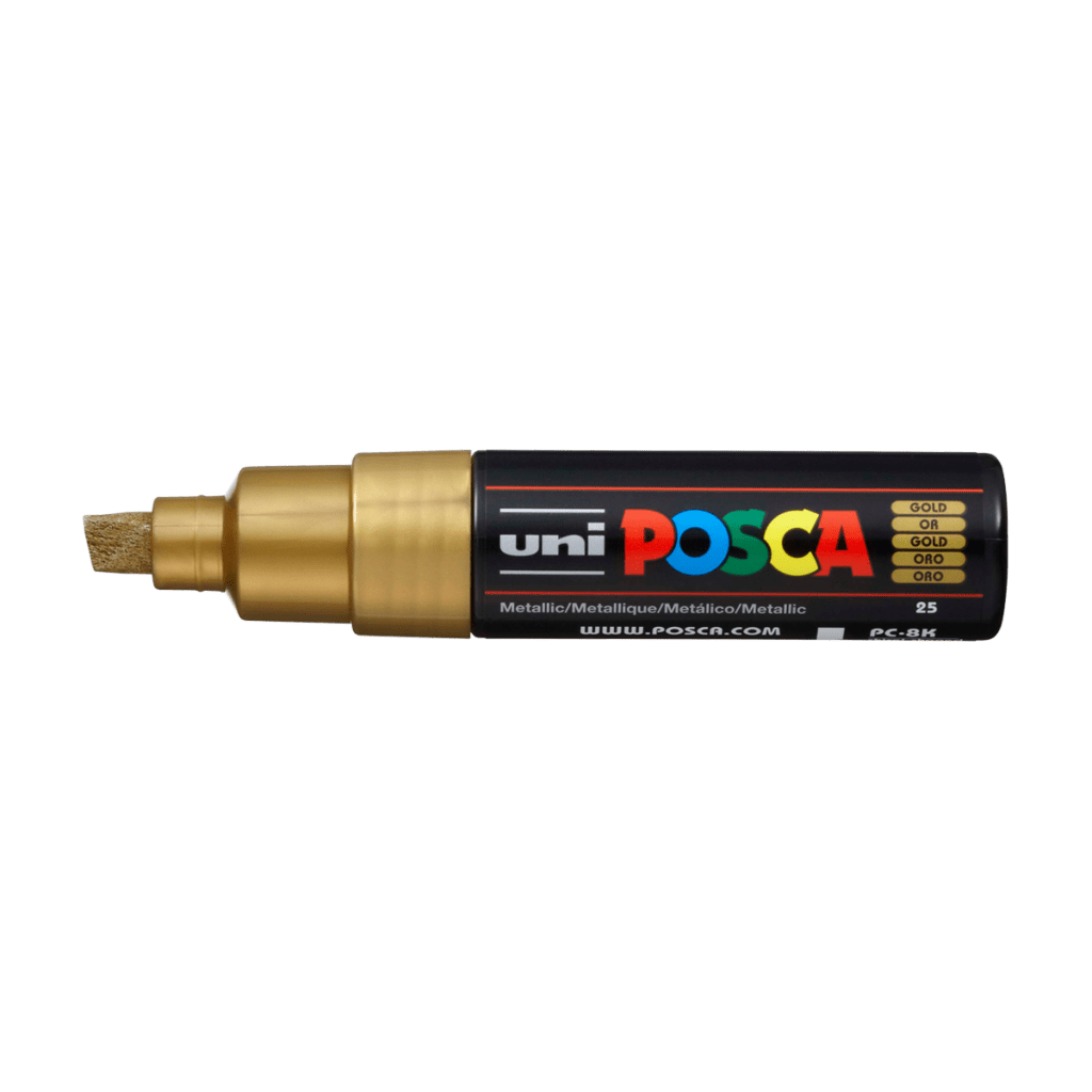 Akrylový fix Posca PC-8K: Gold