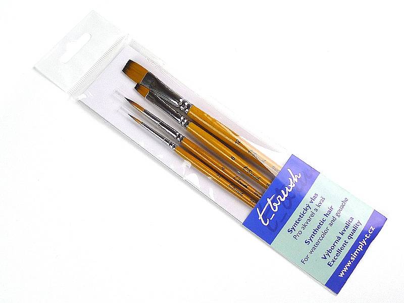 Sada štětců t-brush 4ks (č.02)