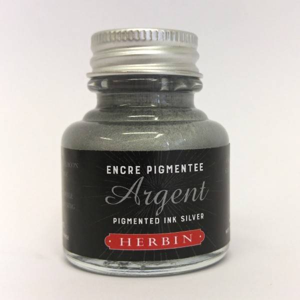 Pigmentový inkoust stříbrný 30ml