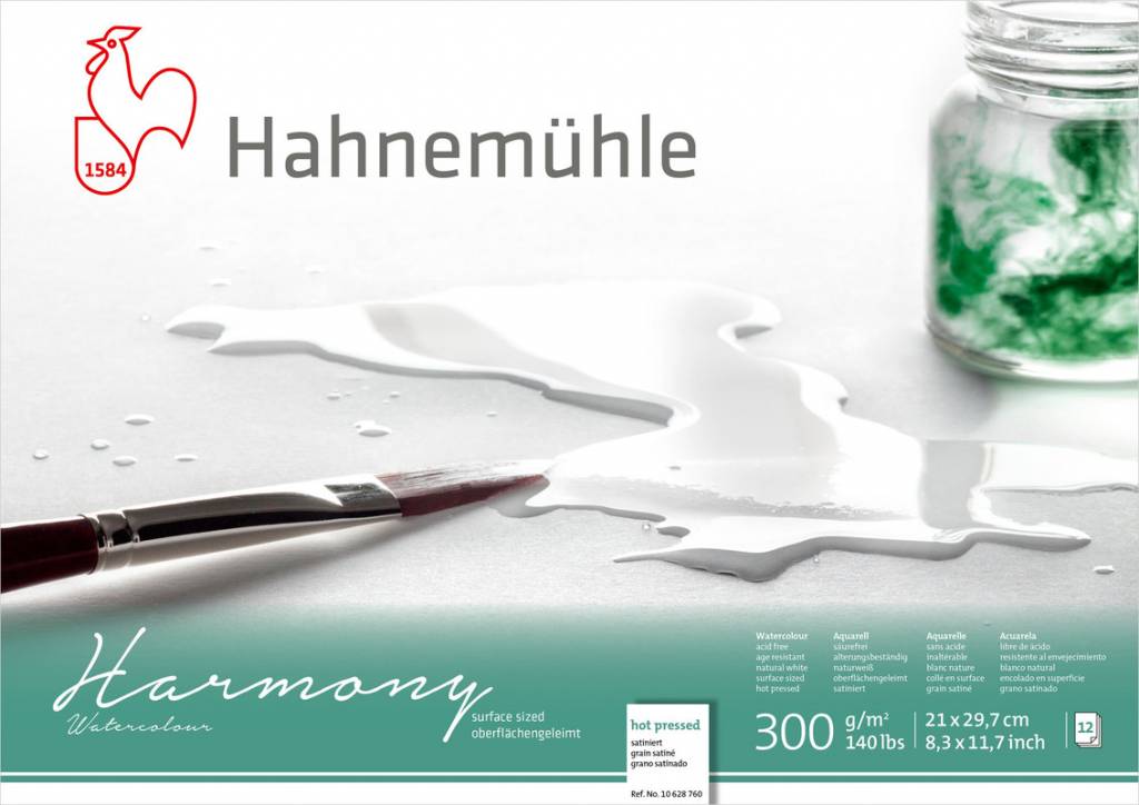 Akvarelový blok Harmony A4 - za tepla lisovaný