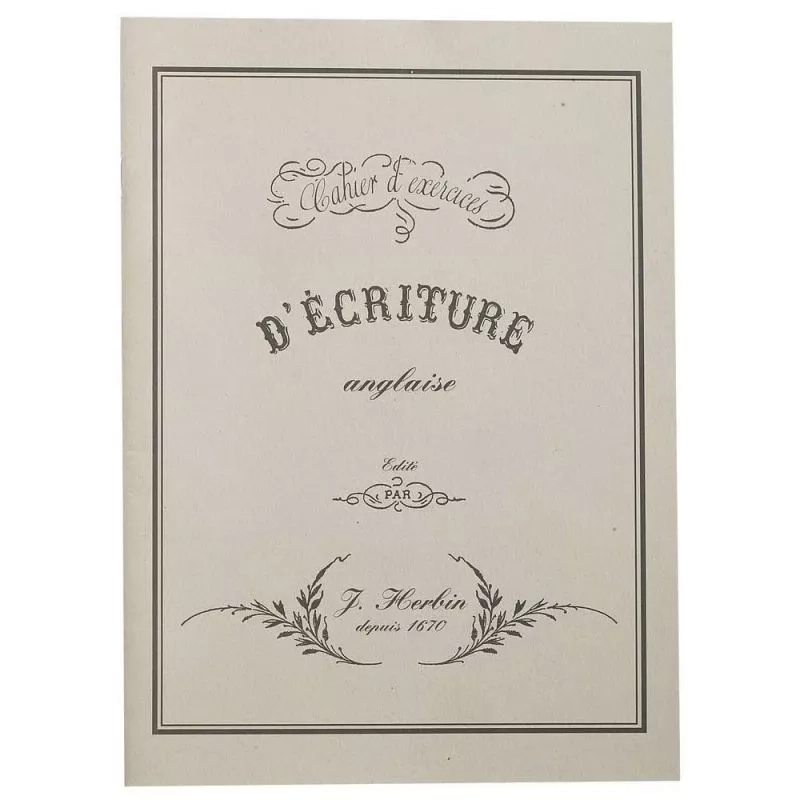 Písanka kaligrafie J. Herbin - copperplate