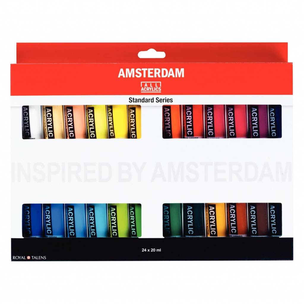 Akrylové barvy Amsterdam 24x20ml