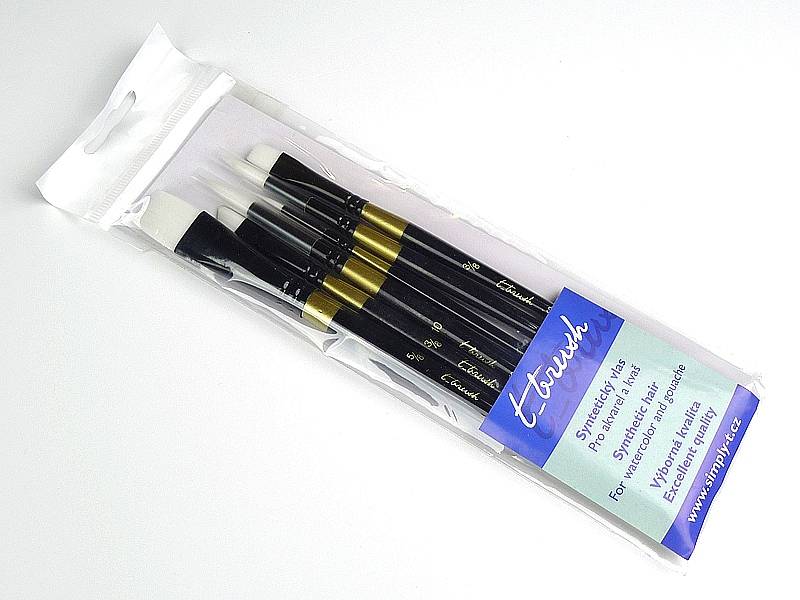 Sada štětců t-brush 6ks (č.03)