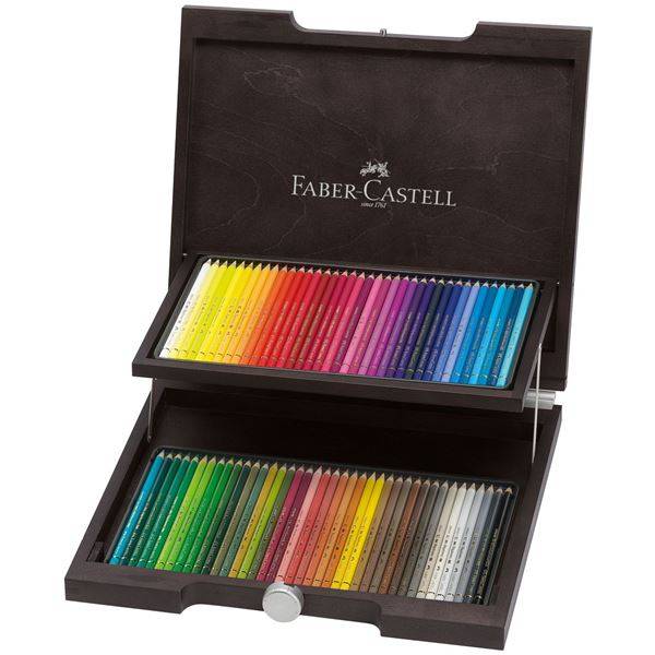 Pastelky Polychromos 72ks - dřevo