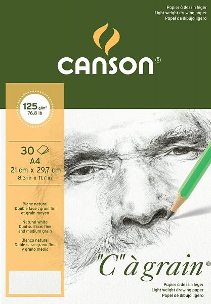Canson "C"á grain skicák A4 125g