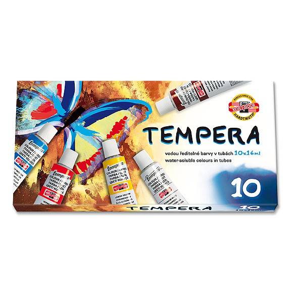 Temperové barvy 10ks