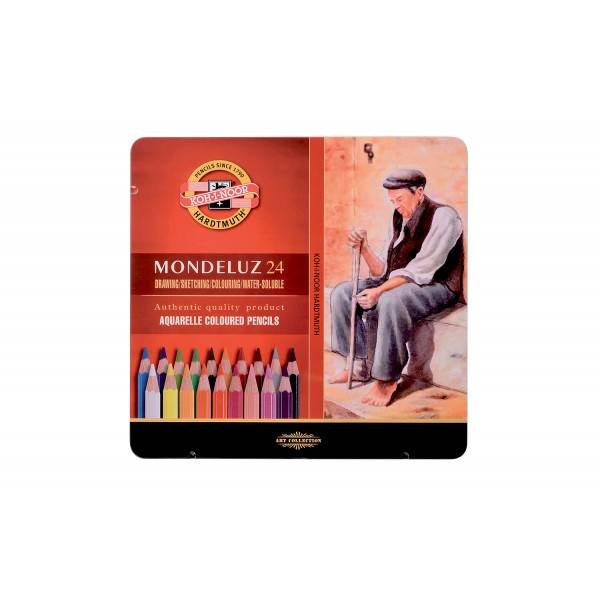Akvarelové Pastelky Mondeluz 24 ks