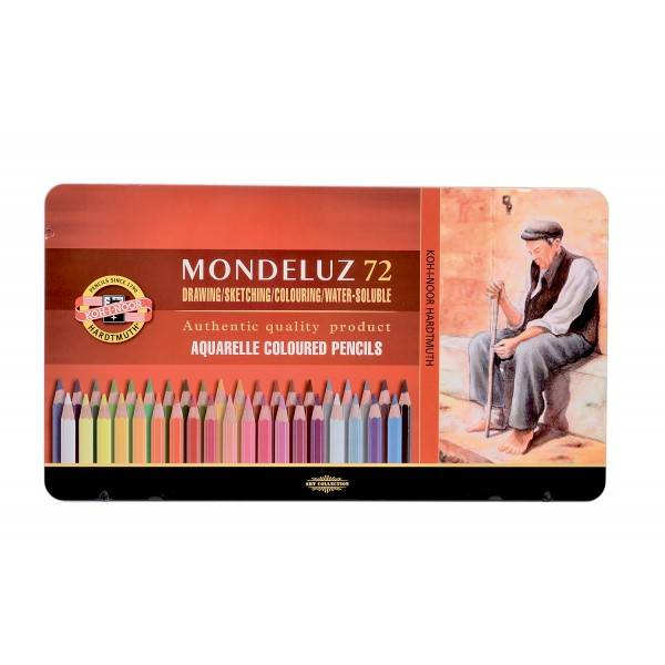 Akvarelové Pastelky Mondeluz 72 ks 